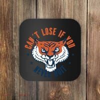Can't Lose If You Never Quit Tiger Hustle Motivation Coaster thumb 0