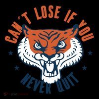 Can't Lose If You Never Quit Tiger Hustle Motivation Women's Hoodie thumb 2