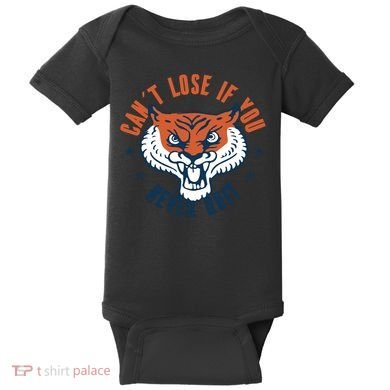 Can't Lose If You Never Quit Tiger Hustle Motivation Baby Bodysuit
