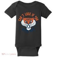 Can't Lose If You Never Quit Tiger Hustle Motivation Baby Bodysuit thumb 0
