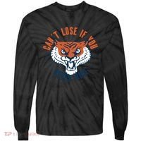 Can't Lose If You Never Quit Tiger Hustle Motivation Tie-Dye Long Sleeve Shirt thumb 0