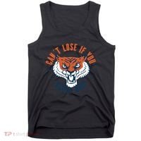 Can't Lose If You Never Quit Tiger Hustle Motivation Tank Top thumb 0