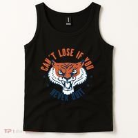 Can't Lose If You Never Quit Tiger Hustle Motivation Tank Top thumb 2