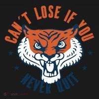 Can't Lose If You Never Quit Tiger Hustle Motivation Visor thumb 3