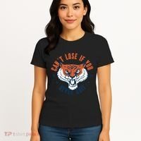 Can't Lose If You Never Quit Tiger Hustle Motivation Women's T-Shirt thumb 4