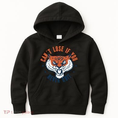 Can't Lose If You Never Quit Tiger Hustle Motivation Kids Hoodie