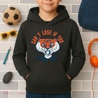 Can't Lose If You Never Quit Tiger Hustle Motivation Kids Hoodie thumb 2