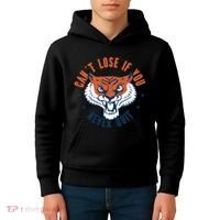 Can't Lose If You Never Quit Tiger Hustle Motivation Kids Hoodie thumb 4
