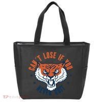 Can't Lose If You Never Quit Tiger Hustle Motivation Tote Bag thumb 0