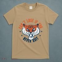 Can't Lose If You Never Quit Tiger Hustle Motivation T-Shirt thumb 5