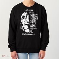 Christian Lion I Can Do All Things Philippians 4 13 Gift Women's Sweatshirt thumb 0