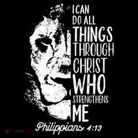 Christian Lion I Can Do All Things Philippians 4 13 Gift Backpack thumb 2