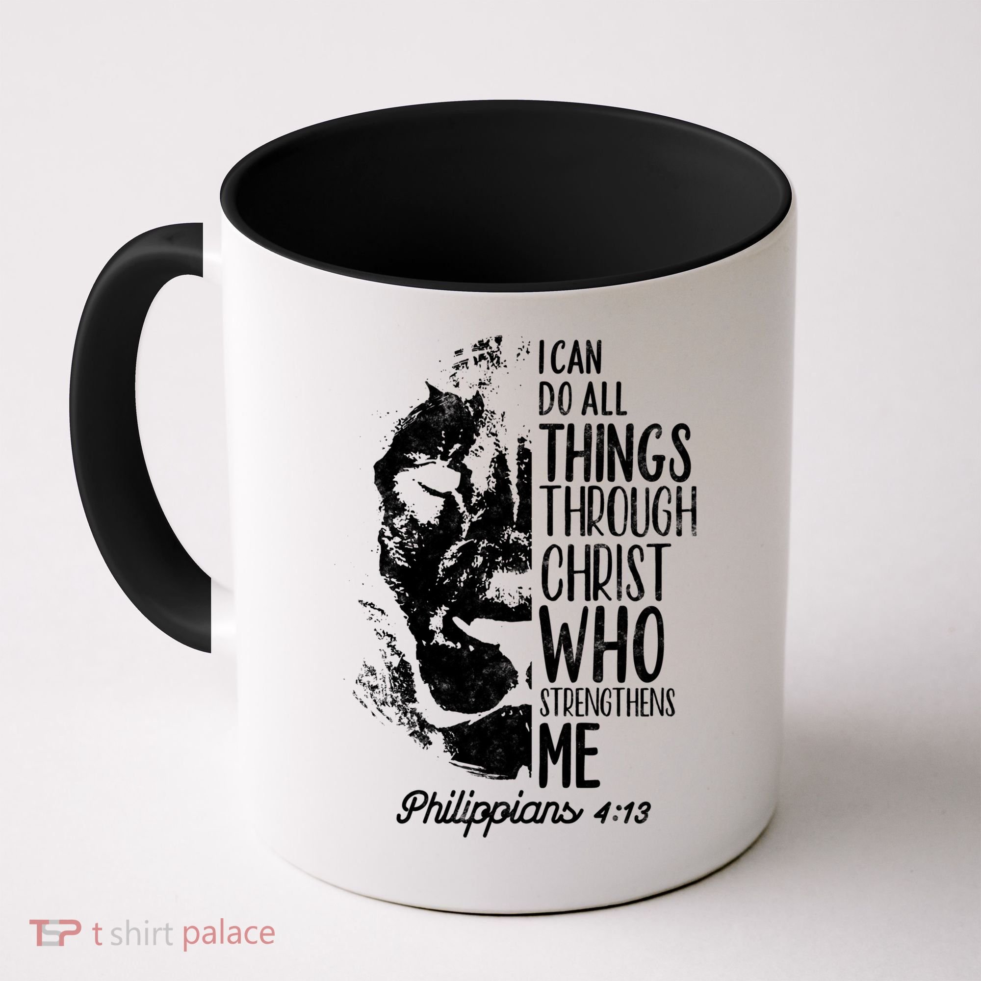 Christian Lion I Can Do All Things Philippians 4 13 Gift Coffee Mug