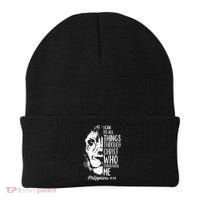 Christian Lion I Can Do All Things Philippians 4 13 Gift Beanie thumb 0