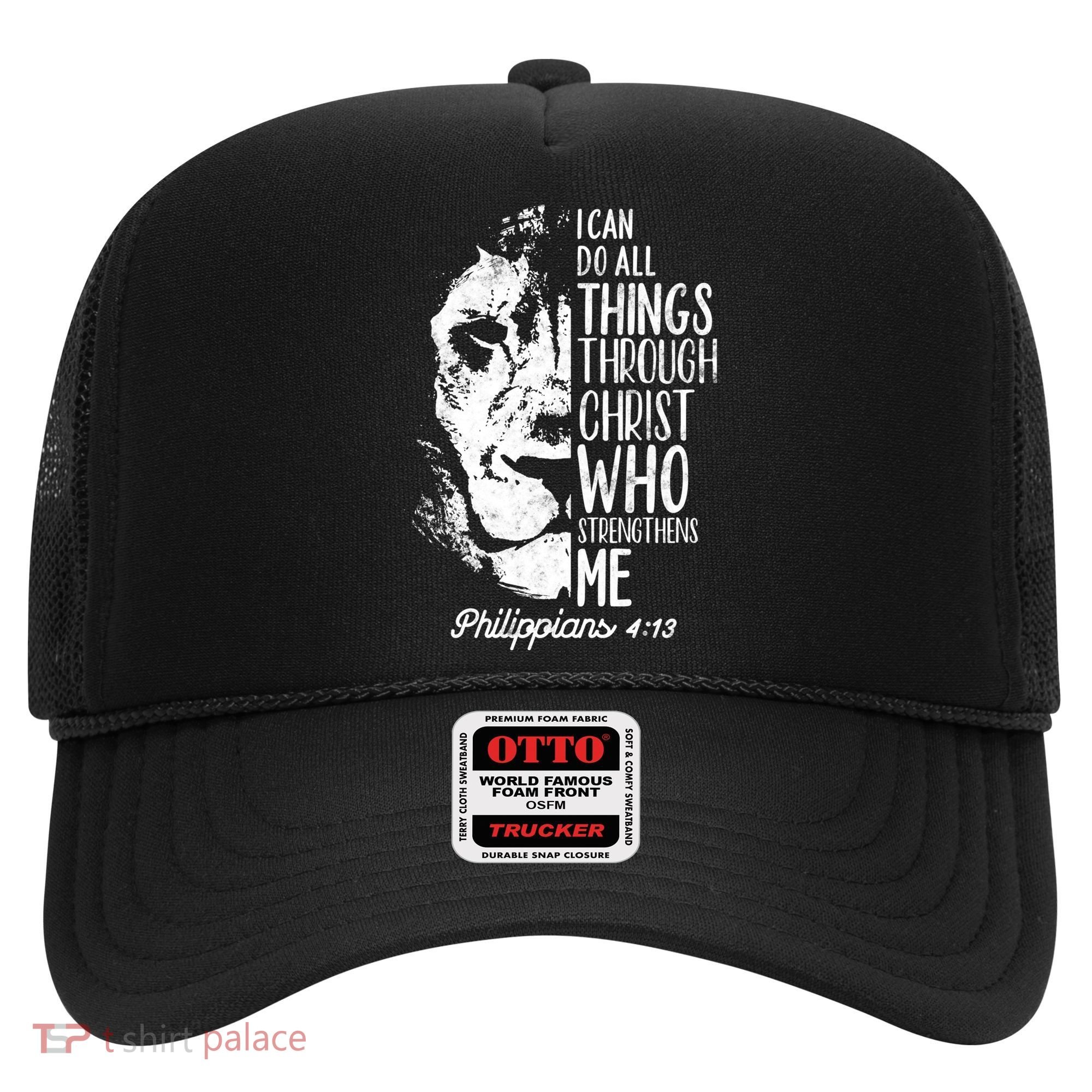 Christian Lion I Can Do All Things Philippians 4 13 Gift Hat