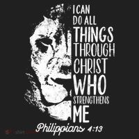 Christian Lion I Can Do All Things Philippians 4 13 Gift Hat thumb 2