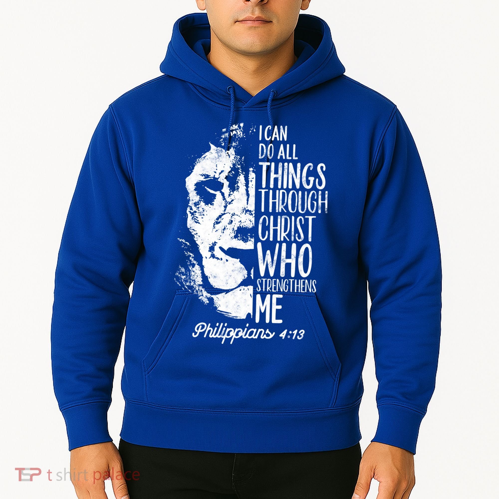 Christian Lion I Can Do All Things Philippians 4 13 Gift Hoodie