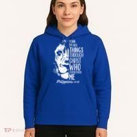 Christian Lion I Can Do All Things Philippians 4 13 Gift Hoodie thumb 5