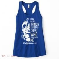 Christian Lion I Can Do All Things Philippians 4 13 Gift Women's Tank Top thumb 0