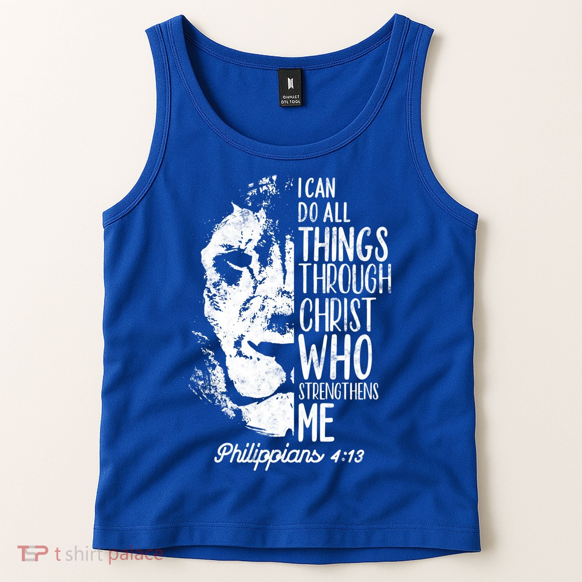 Christian Lion I Can Do All Things Philippians 4 13 Gift Tank Top