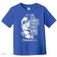 Christian Lion I Can Do All Things Philippians 4 13 Gift Toddler T-Shirt thumb 0