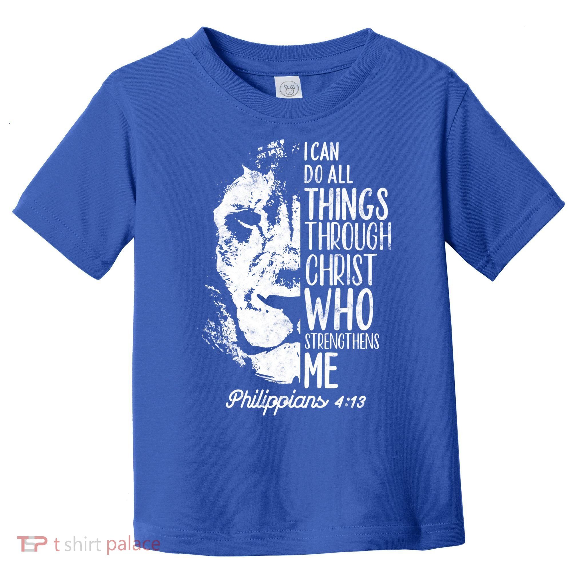 Christian Lion I Can Do All Things Philippians 4 13 Gift Toddler T-Shirt