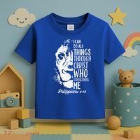 Christian Lion I Can Do All Things Philippians 4 13 Gift Toddler T-Shirt thumb 3