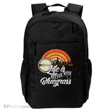 Cute Life Is Better With Bluegrass Funny Music Lover Gift Backpack
