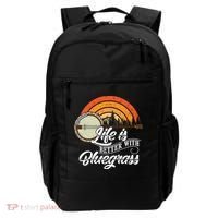 Cute Life Is Better With Bluegrass Funny Music Lover Gift Backpack thumb 0