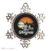 Cute Life Is Better With Bluegrass Funny Music Lover Gift Ornament thumb 0