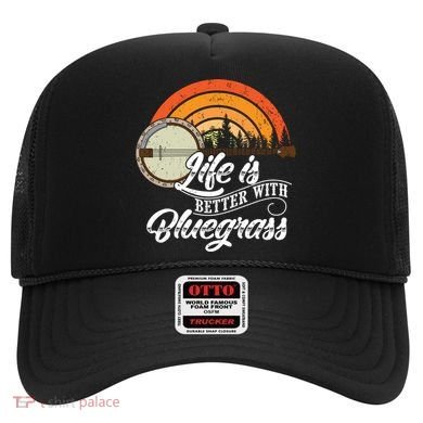 Cute Life Is Better With Bluegrass Funny Music Lover Gift Hat