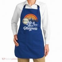 Cute Life Is Better With Bluegrass Funny Music Lover Gift Apron thumb 2
