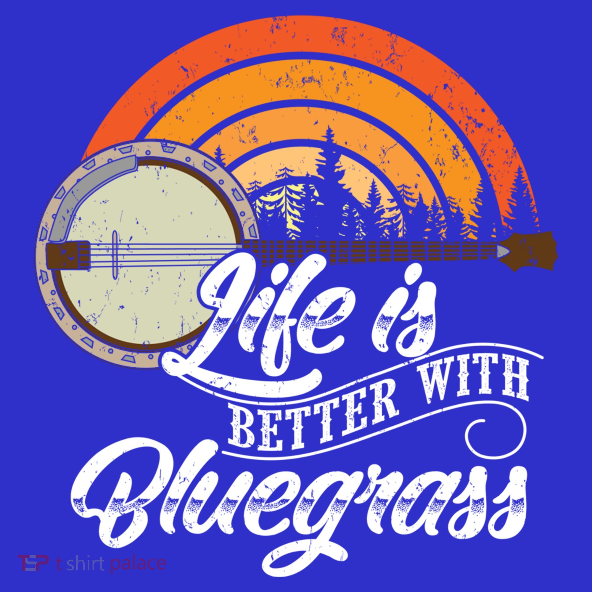 Cute Life Is Better With Bluegrass Funny Music Lover Gift Apron