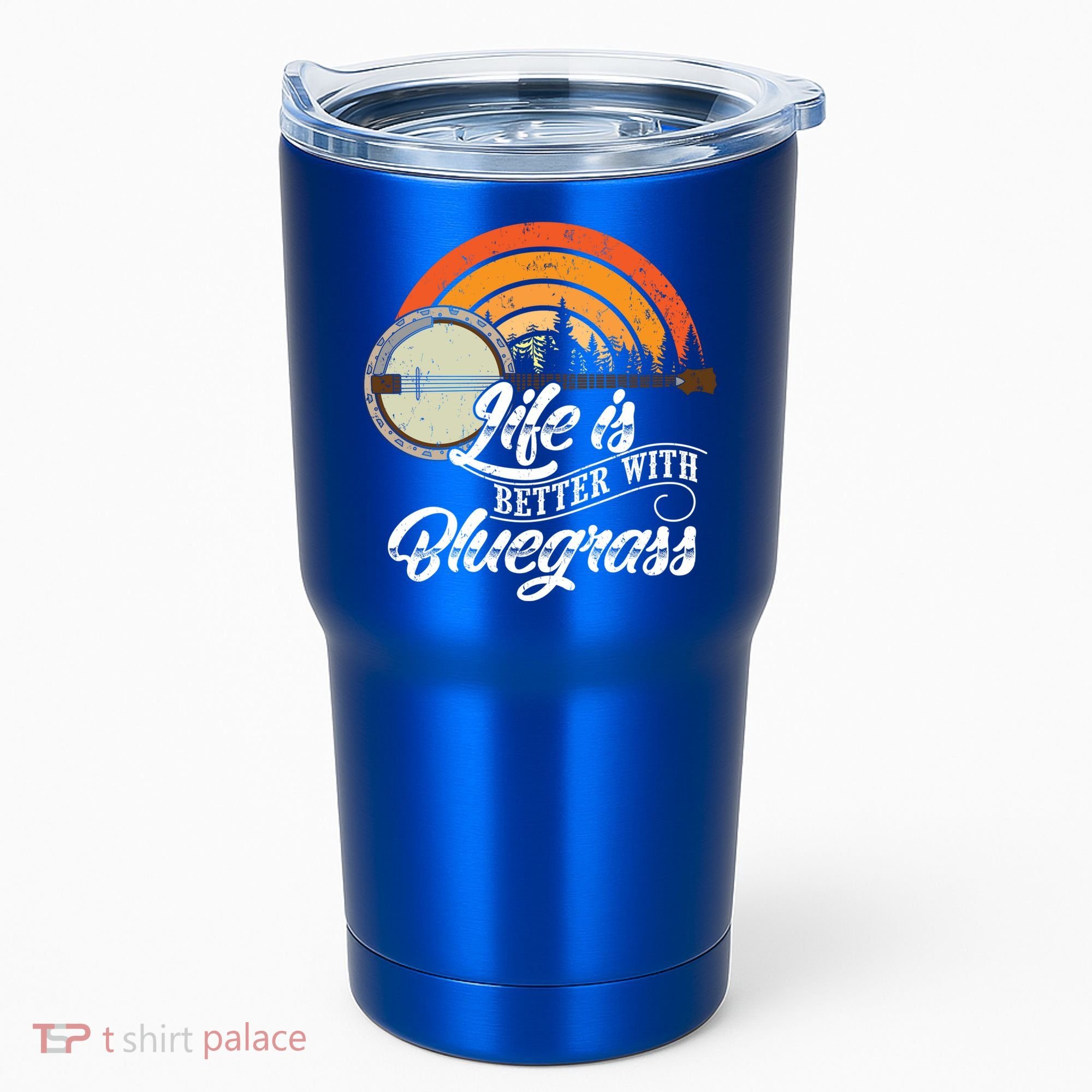 Cute Life Is Better With Bluegrass Funny Music Lover Gift Tumbler
