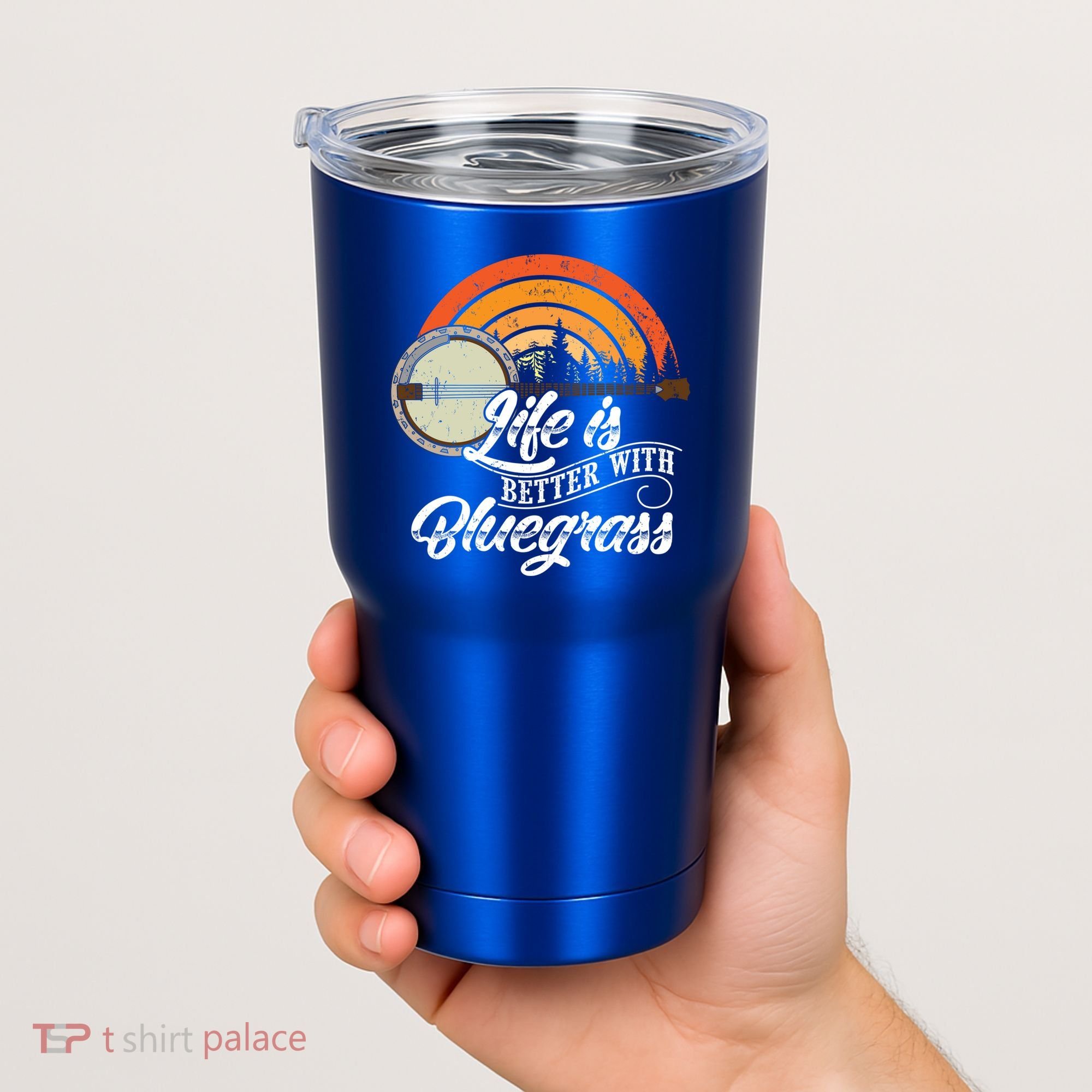 Cute Life Is Better With Bluegrass Funny Music Lover Gift Tumbler