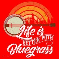 Cute Life Is Better With Bluegrass Funny Music Lover Gift Santa Hat thumb 1