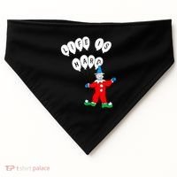 Clown Life Is Hard USA-Made Doggie Bandana thumb 0