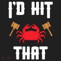 Crab Lovers I'd Hit That Funny Maryland Seafood Fan Tumbler thumb 3