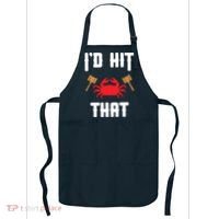 Crab Lovers I'd Hit That Funny Maryland Seafood Fan Apron thumb 0