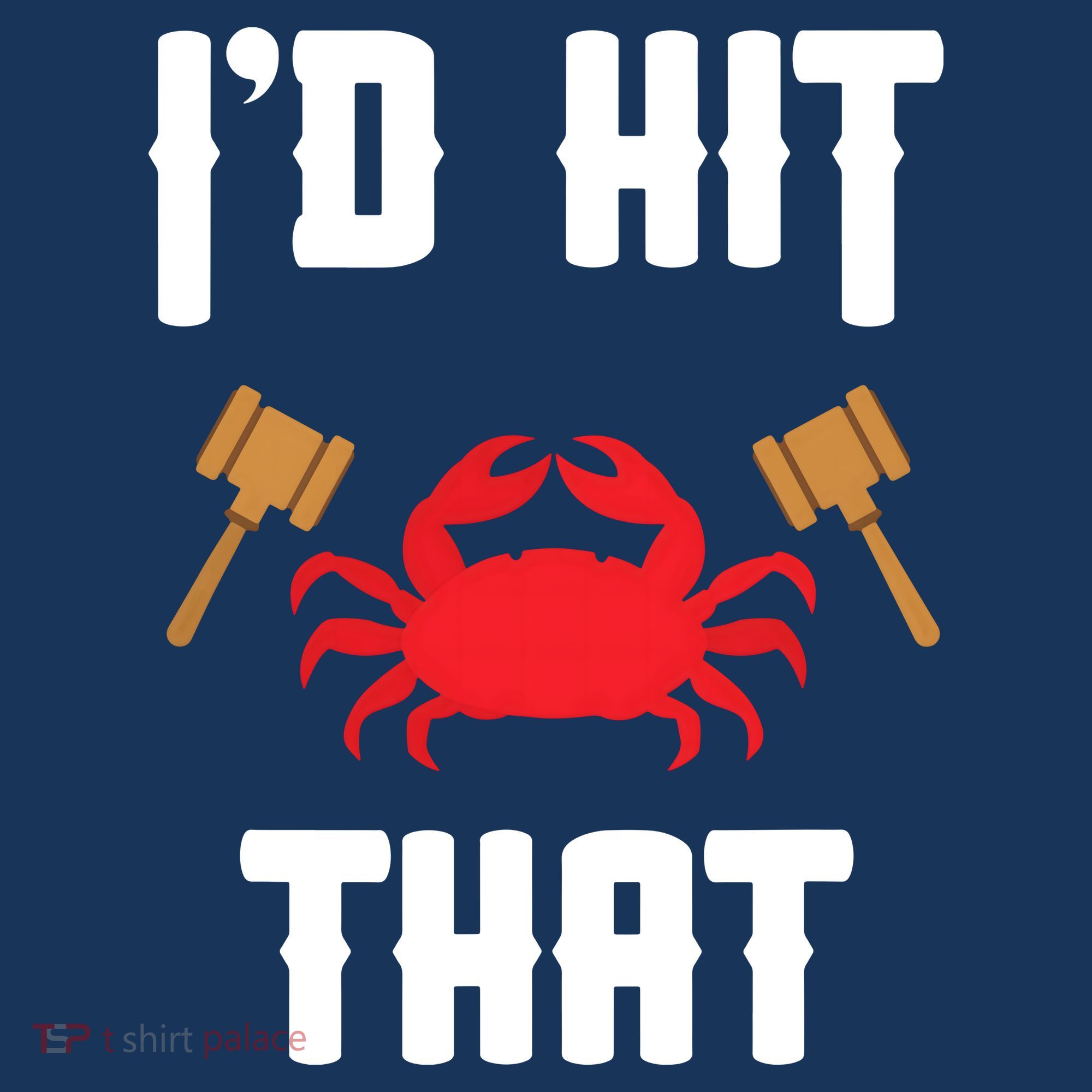 Crab Lovers I'd Hit That Funny Maryland Seafood Fan Kids Sweatshirt