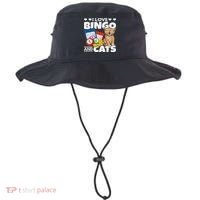 Cat Lover I Love Bingo And Cats Gambling Bingo Player Bingo Bucket Hat thumb 0