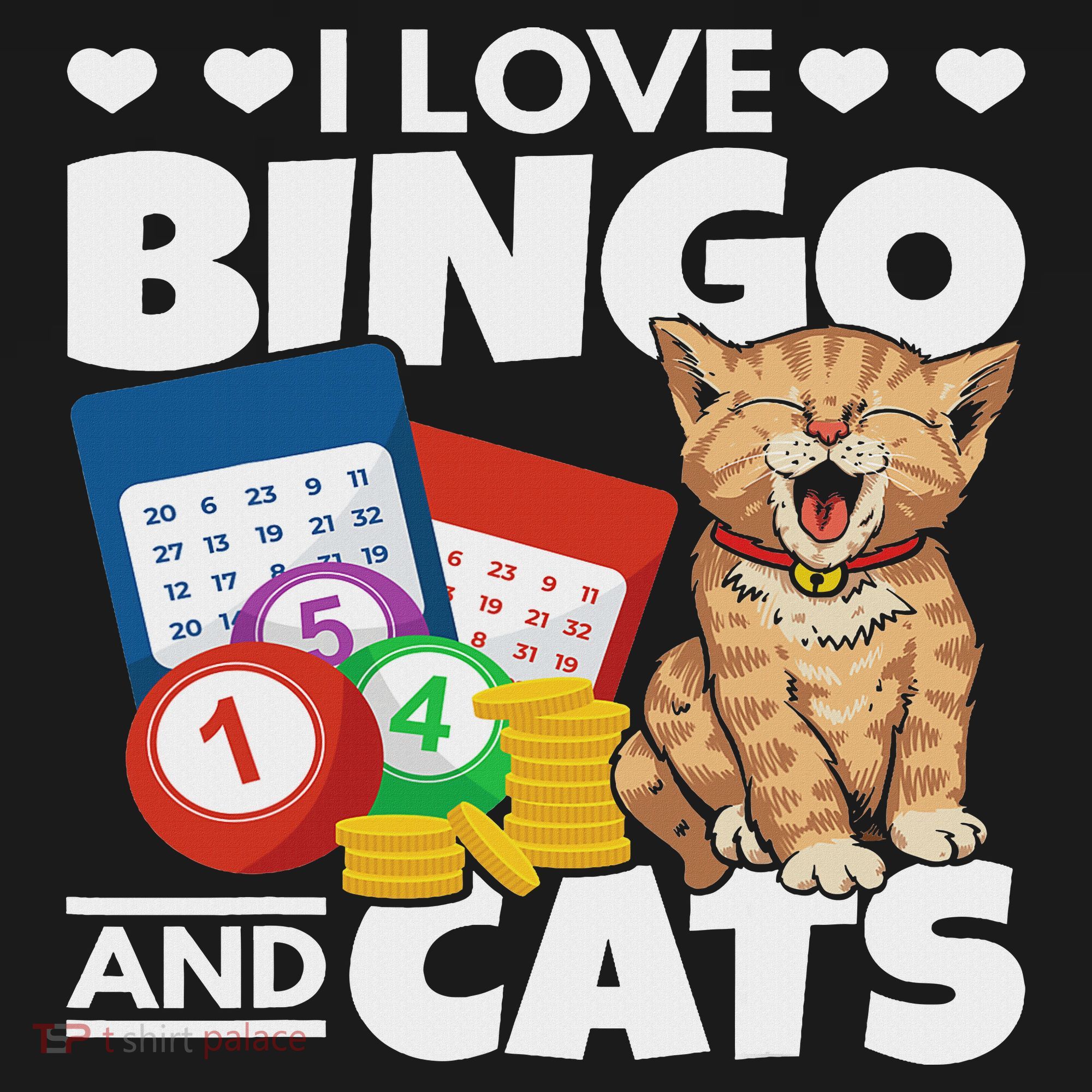 Cat Lover I Love Bingo And Cats Gambling Bingo Player Bingo Women's Hoodie