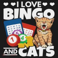 Cat Lover I Love Bingo And Cats Gambling Bingo Player Bingo Baby Bodysuit thumb 2