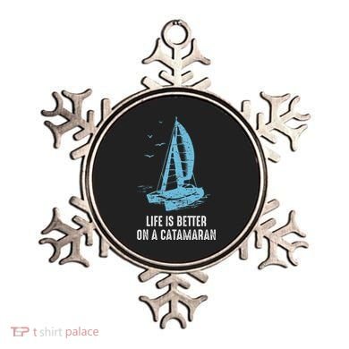 Catamaran Life Is Better Catamaran Sailing Trapeze Sailor Ornament
