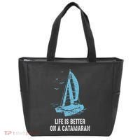 Catamaran Life Is Better Catamaran Sailing Trapeze Sailor Tote Bag thumb 0
