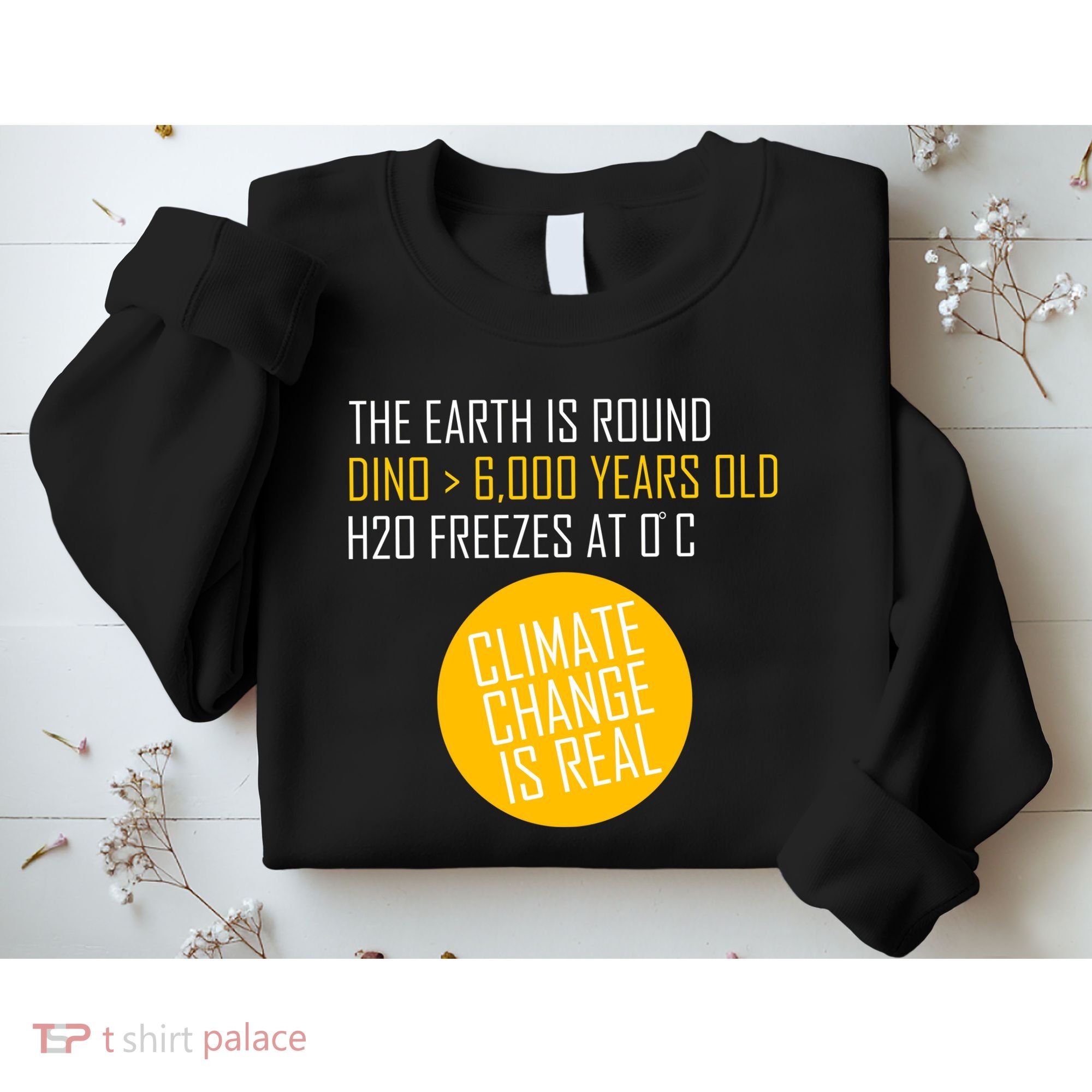 Climate Change is Real Science Facts Sweatshirt
