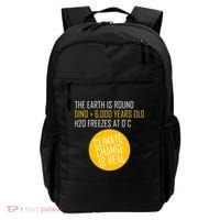 Climate Change is Real Science Facts Backpack thumb 0