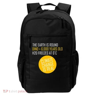Climate Change is Real Science Facts Backpack