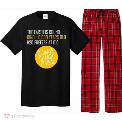 Climate Change is Real Science Facts Pajama Set