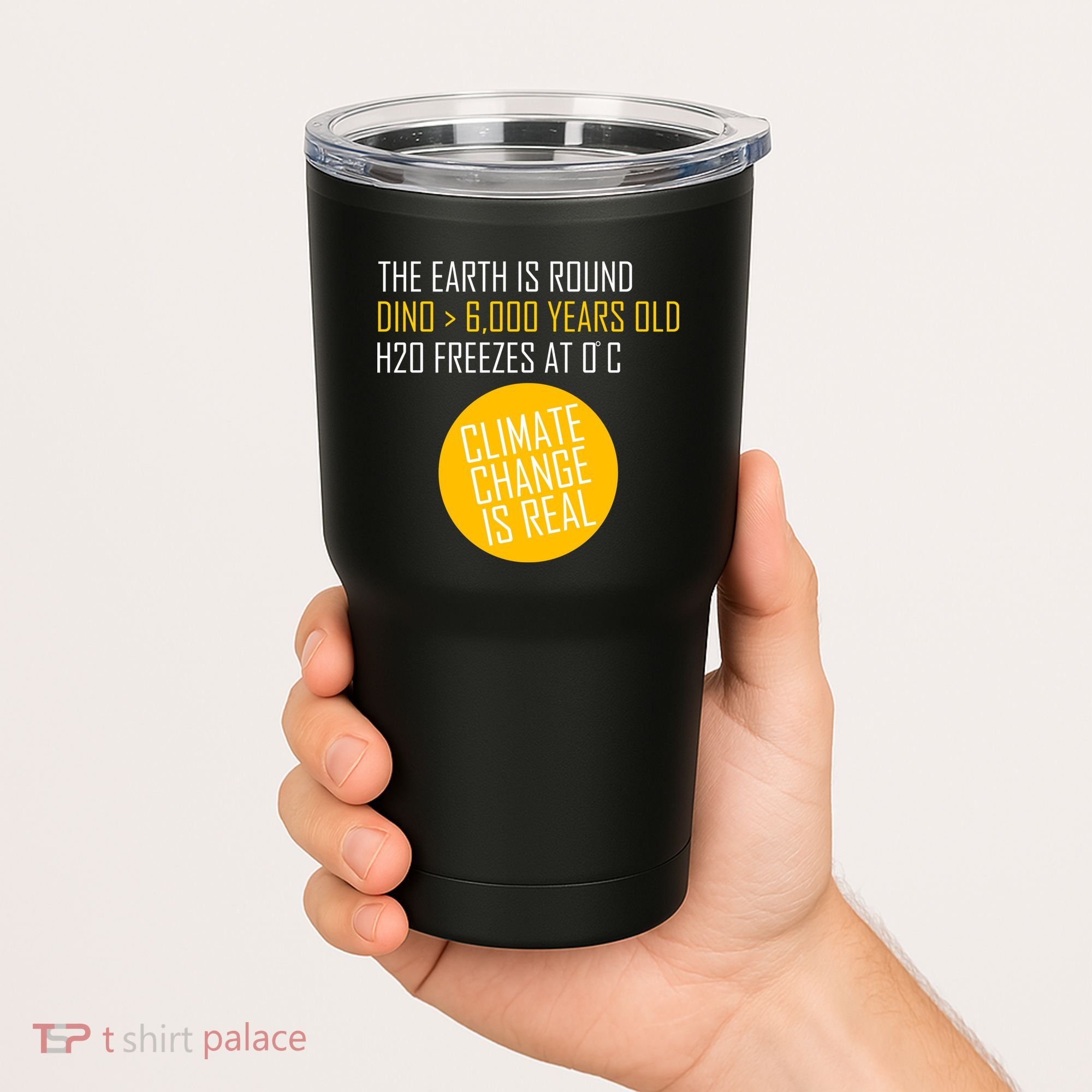 Climate Change is Real Science Facts Tumbler